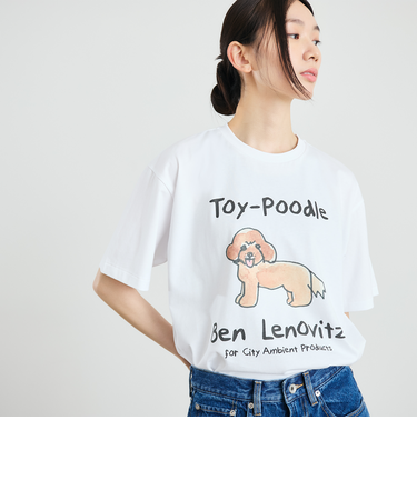 【City Ambient Products別注】Ben Lenovitz: DOG CAT Tシャツ