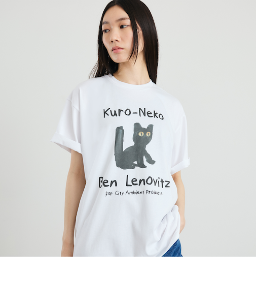【City Ambient Products別注】Ben Lenovitz: DOG CAT Tシャツ