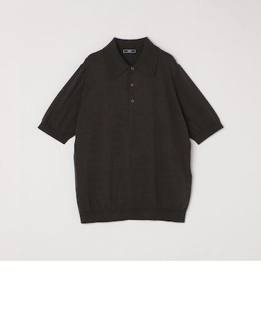 SHIPS: シー アイランド コットン ショートスリーブ ニット ポロシャツ