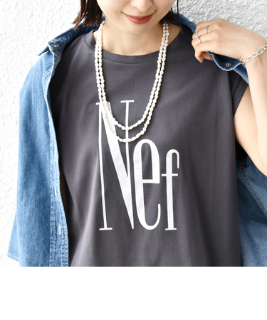 プラチナ ヴェール フレンチ スリーブ TEE