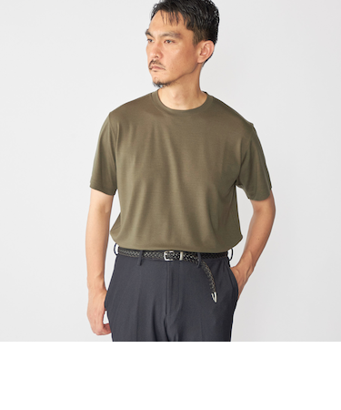SHIPS: Balancircular(R) ウォッシャブル ショートスリーブ Tシャツ