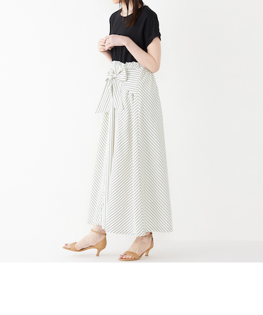 SHIPS Colors:〈手洗い可能〉リンク ストライプ ドッキング ワンピース