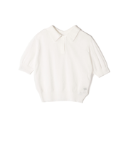 SHIPS Primary Navy Label:〈手洗い可能〉NOIR POLO ニット