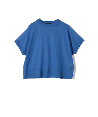 SHIPS Primary Navy Label:〈手洗い可能〉NOIR ワイド プルオーバー