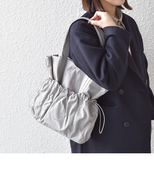 一部WEB限定】A4 ナイロン ギャザー トートバッグ◇｜シップスの通販