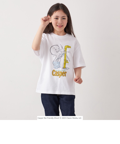 SHIPS any: CASPER プリント コラボ Tシャツ◇