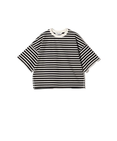 【SHIPS別注】SETTO:ボーダー ハーフ スリーブ