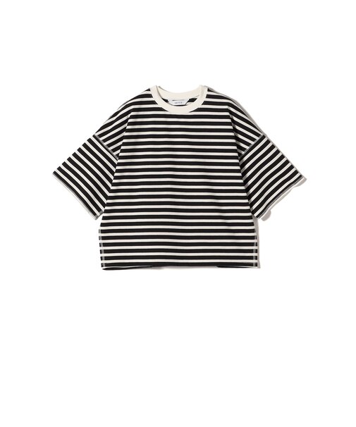 【SHIPS別注】SETTO:ボーダー ハーフ スリーブ
