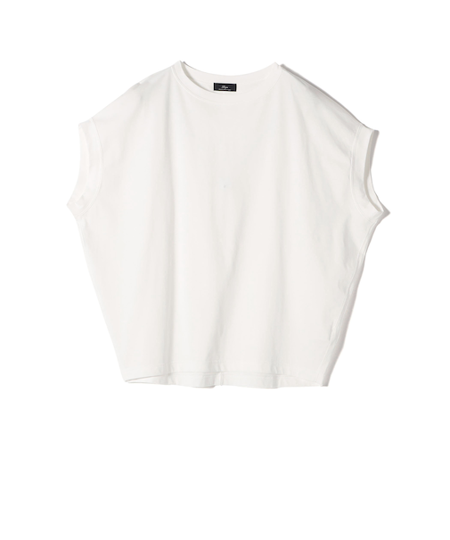 SHIPS Primary Navy Label:サイロ プレミアム フレンチ スリーブ TEE