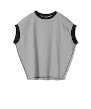 SHIPS Primary Navy Label:サイロ プレミアム フレンチ スリーブ TEE