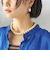 アース カラー ビーズ ネックレス