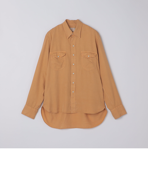 WYTHE NEW YORK: LYOCEL/G PEARLSNAP SHIRT
