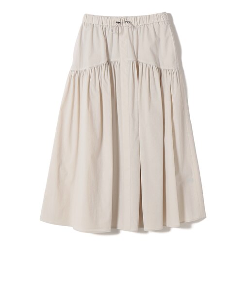 《一部追加予約》SHIPS Colors:〈接触冷感・撥水〉マルチファンクション フレアスカート◆