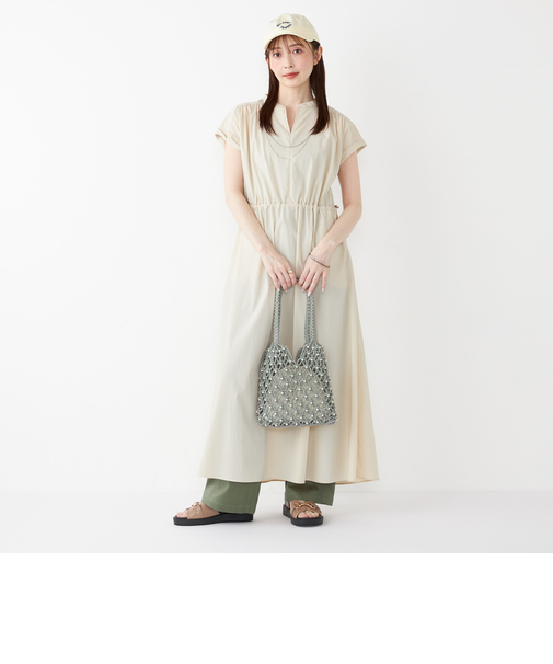 SHIPS Colors:〈接触冷感・UVカット・撥水〉マルチファンクション ワンピース◇