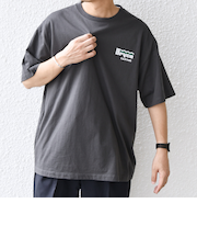 【WEB限定】SHIPS any: NATIONAL PARK ヴィンテージライク ワンポイント プリント Tシャツ◇