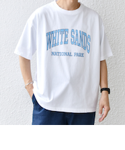 SHIPS any: NATIONAL PARK ヴィンテージライク プリント Tシャツ◇