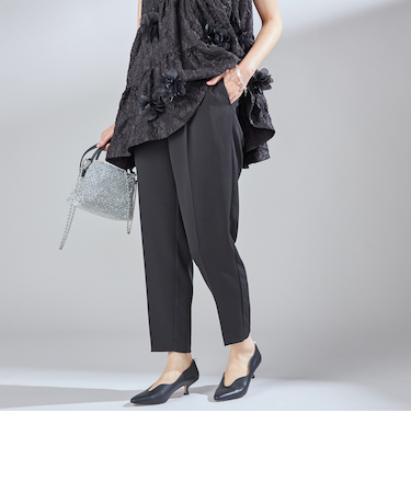 troisiemeCHACO:〈手洗い可能〉テーパード パンツ