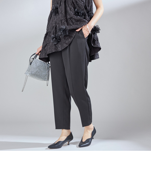 troisiemeCHACO:〈手洗い可能〉テーパード パンツ