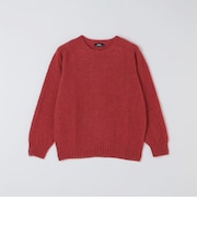 【SHIPS別注】HARLEY OF SCOTLAND:〈新色予約中〉ウール シャギー クルーネック ニット