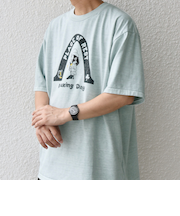 SCREEN STARS: ガーメントダイ フェード カラー レトロ グラフィック Tシャツ◇