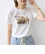 【SHIPS別注】ACASAM: フォト TEE