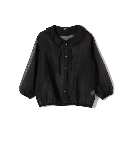 SHIPS Colors:〈手洗い可能〉シアー リネンライク アノラック シャツ