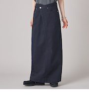 SHIPS NINE CASE:〈洗濯機可能〉フロント スラント スカート