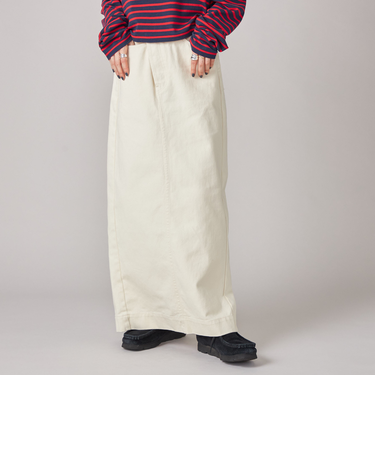 SHIPS NINE CASE:〈洗濯機可能〉フロント スラント スカート