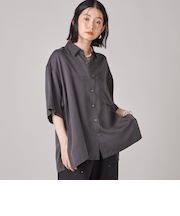 SHIPS NINE CASE:〈手洗い可能〉オーバーサイズ シャツ