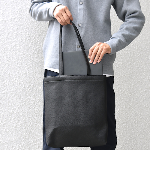 SC GLR ファンクショナル レザー トートバッグ タテ V2｜グリーン