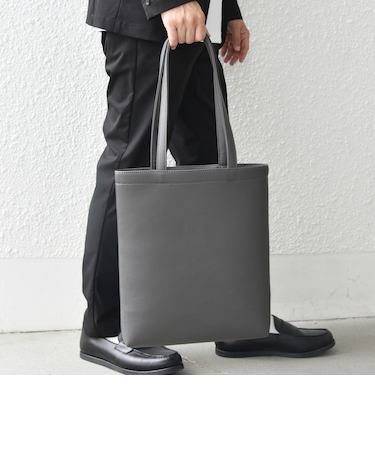 SHIPS any: スプリット レザー スマート トートバッグ◇