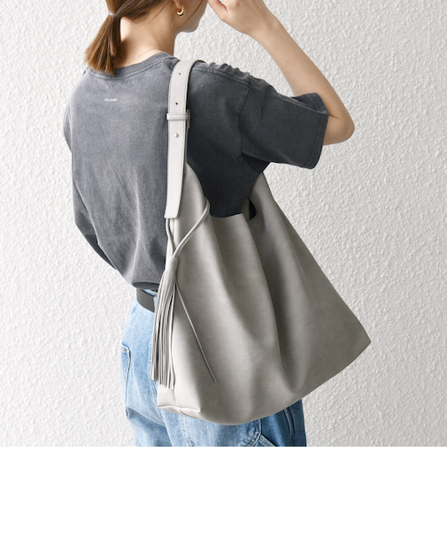 《追加予約》SHIPS any: A4 タッセル ワンショルダー バッグ