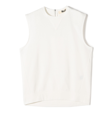 【SHIPS別注】Nell:Vガゼット ノースリーブ