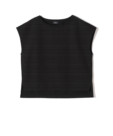 SHIPS Primary Navy Label:〈手洗い可能〉綿 ローン フラワー レース コンビ