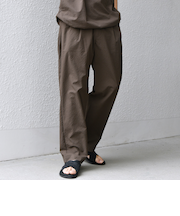 SHIPS any:〈撥水/軽量/ストレッチ〉SOLOTEX(R) シアサッカー セミワイド イージーパンツ(セットアップ対応)25SS◇◇