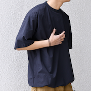 SHIPS any:〈撥水/軽量/ストレッチ〉SOLOTEX(R) シアサッカー スピンドル Tシャツ(セットアップ対応)25SS◇
