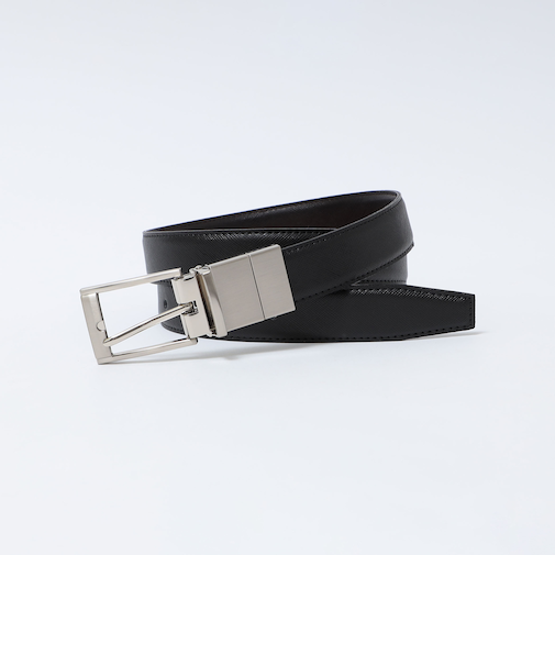 SHIPS Colors:リバーシブル レザー ベルト◇