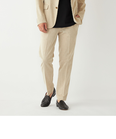 SHIPS Colors:〈洗濯機可能〉シャリル ジャージー イージー スラックス ベージュ