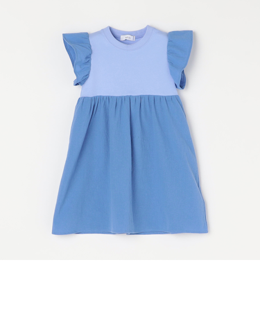 SHIPS any: 〈洗濯機可能〉フリル ギャザー 切り替え ワンピース <KIDS>