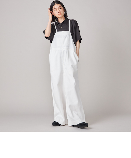 -M-medium サロペット ホワイト M-medium サロペット ホワイト 公式 ストア