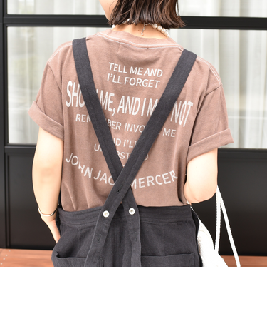 【SHIPS別注】J.J MERCER:プリント TEE