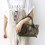 【WEB限定】ショルダー付き PVC トート バッグ