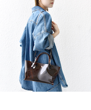 【WEB限定】ショルダー付き PVC トート バッグ