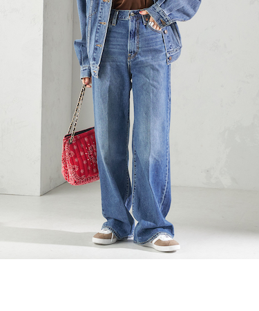 Levi’s:RIBCAGE WIDE LEG