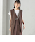 〈手洗い可能〉ハイカウント ダブルクロス ジレ