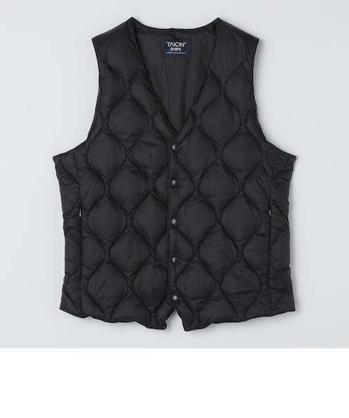 【SHIPS別注】TAION: ダウン ジレ