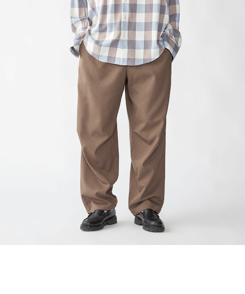 【SHIPS別注】FANTASTICDAYS: タック ワイド イージー パンツ