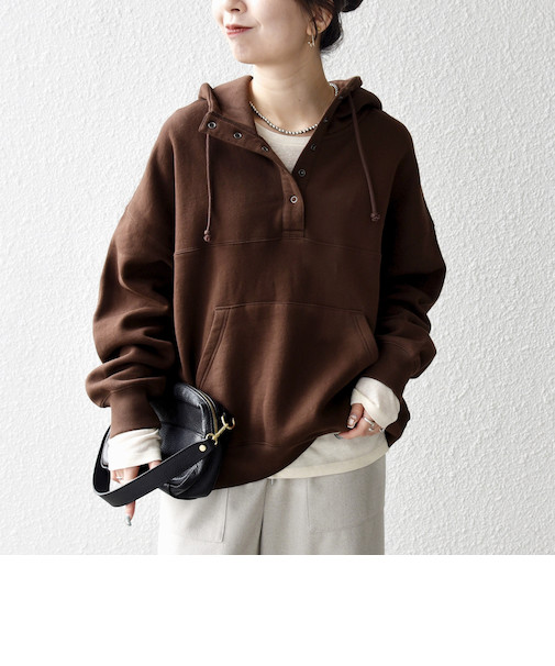 《追加予約》SHIPS any:〈洗濯機可能〉USAコットン 裏起毛 フーディー ルーズ プルオーバー