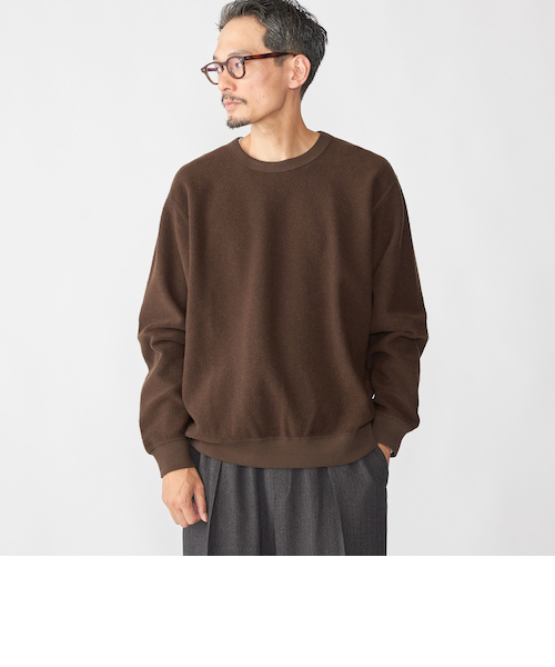 SHIPS: コットン ウール クルーネック スウェット｜シップスの通販