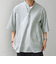 SHIPS any: コットン/リネン バンド スキッパー ハーフスリーブ シャツ◇